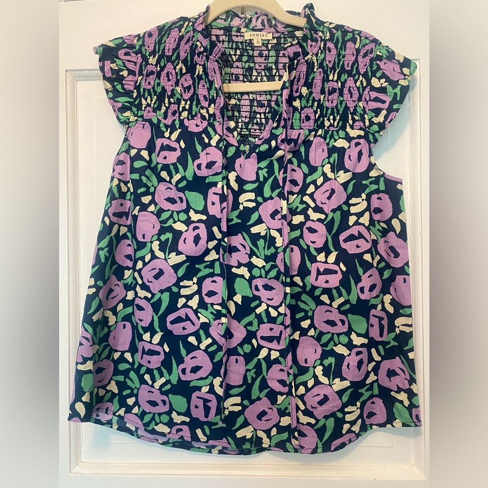 Floral Jodifl Top — Size Small